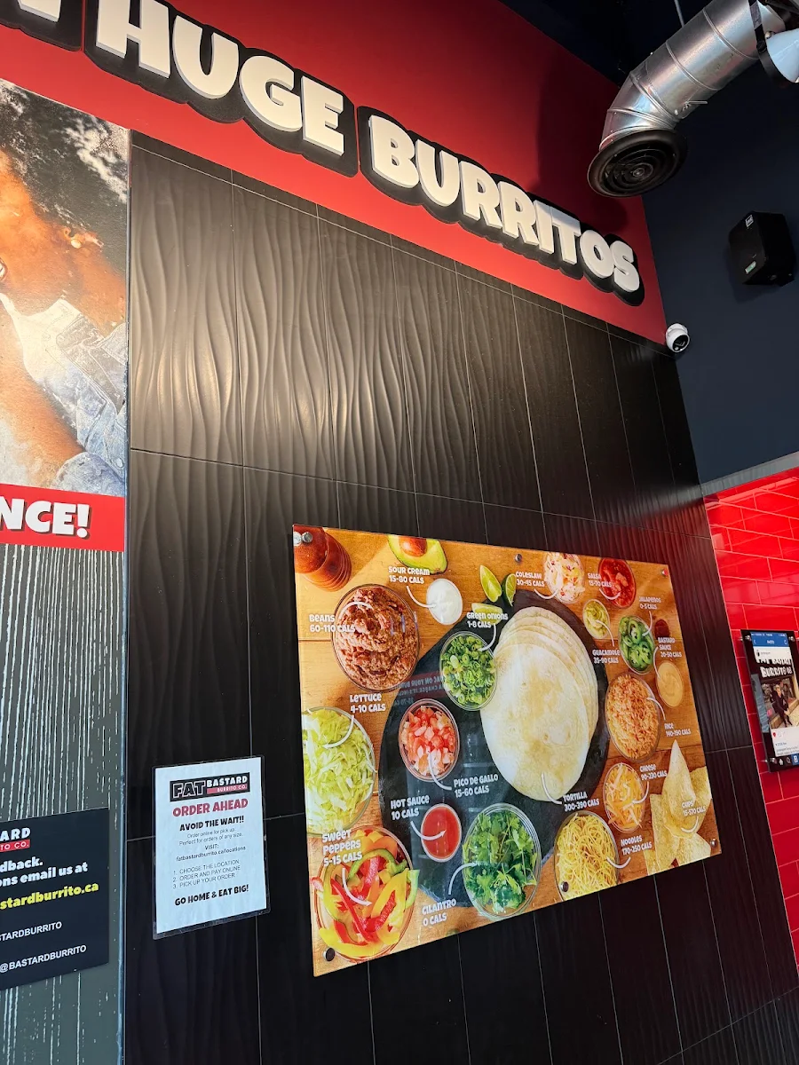 Menu, Fat Bastard Burrito