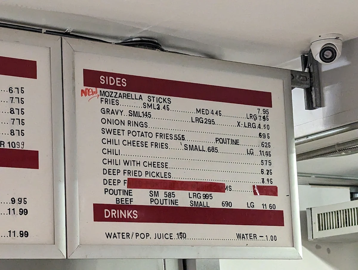 Menu, BinBurger