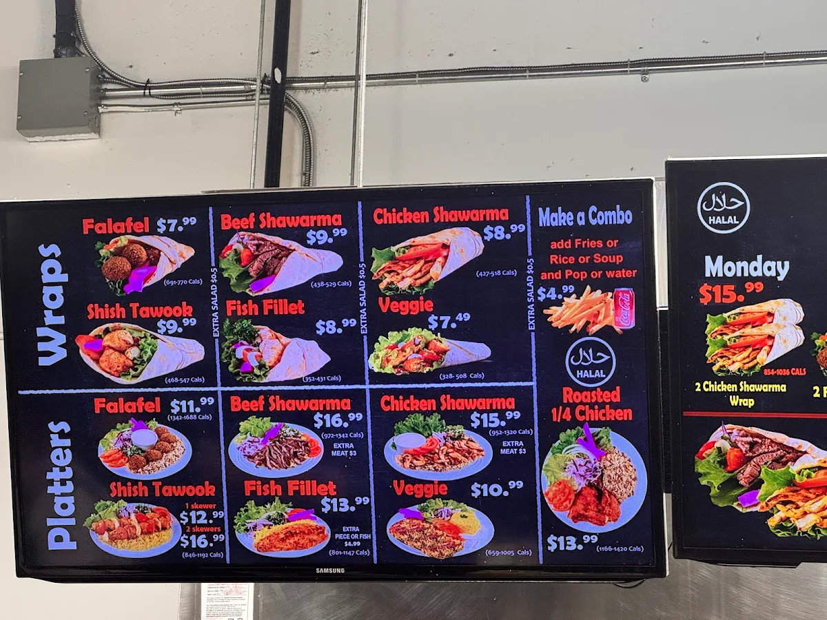 Menu, Habiba