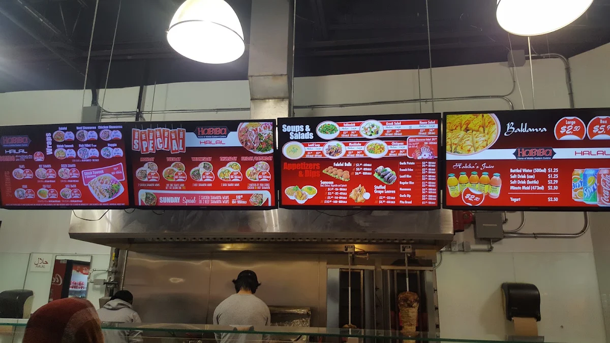 Menu, Habiba