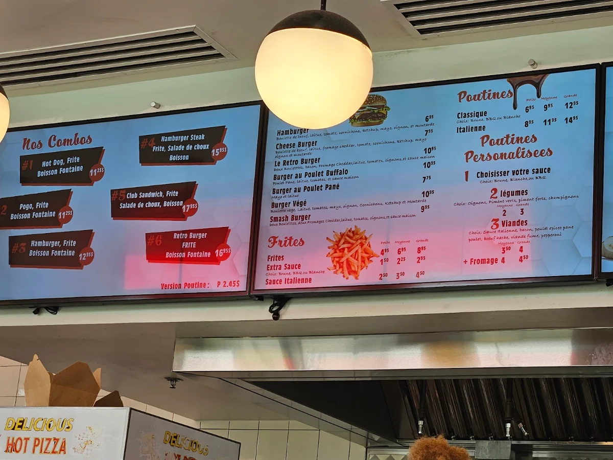 Menu, Le Rétro — Casse-croûte