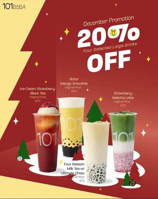 Menu, 101 BoBA