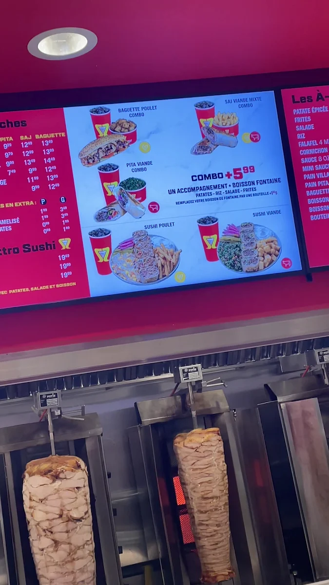 Menu, Shawarmaz