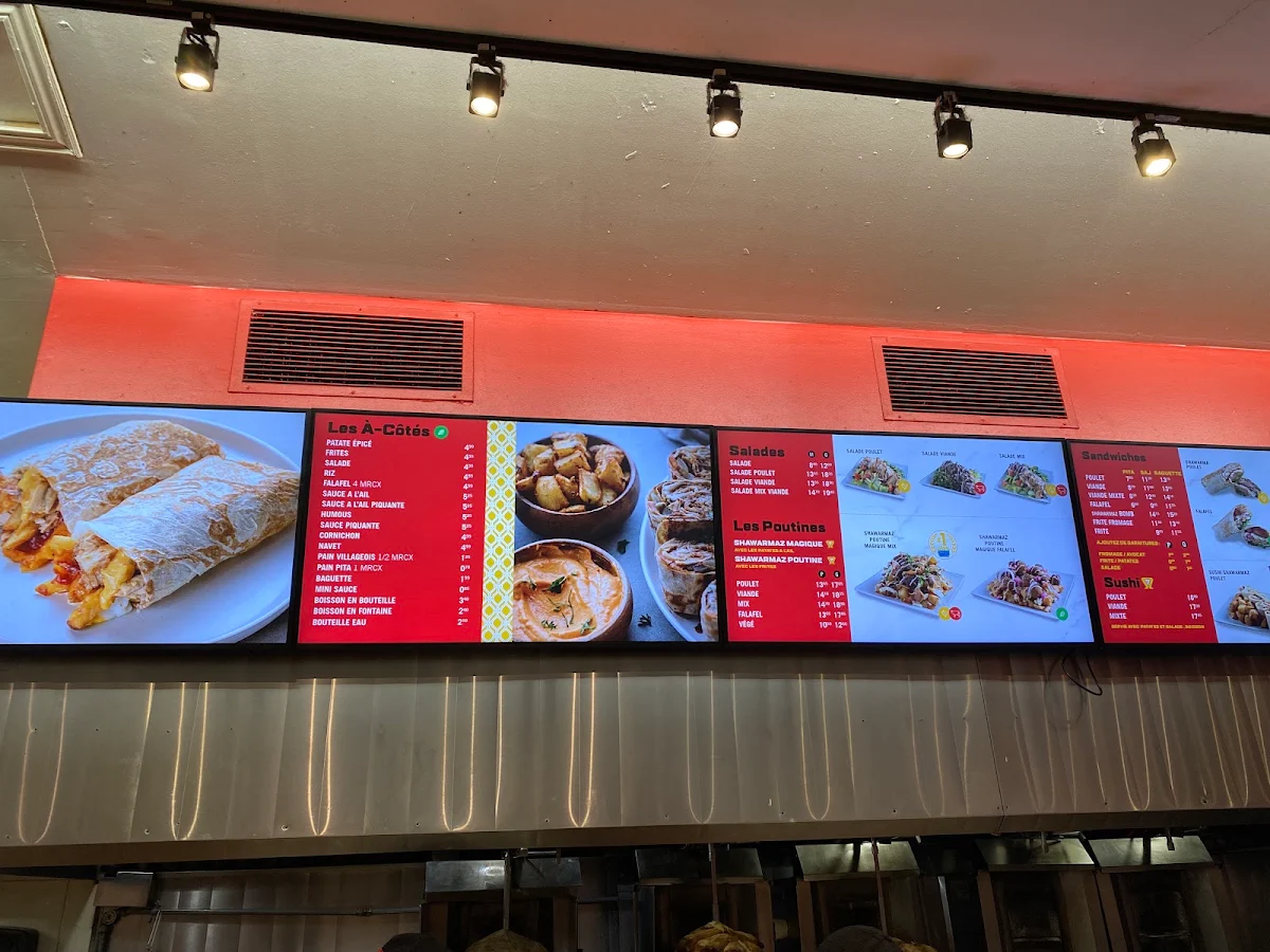 Menu, Shawarmaz