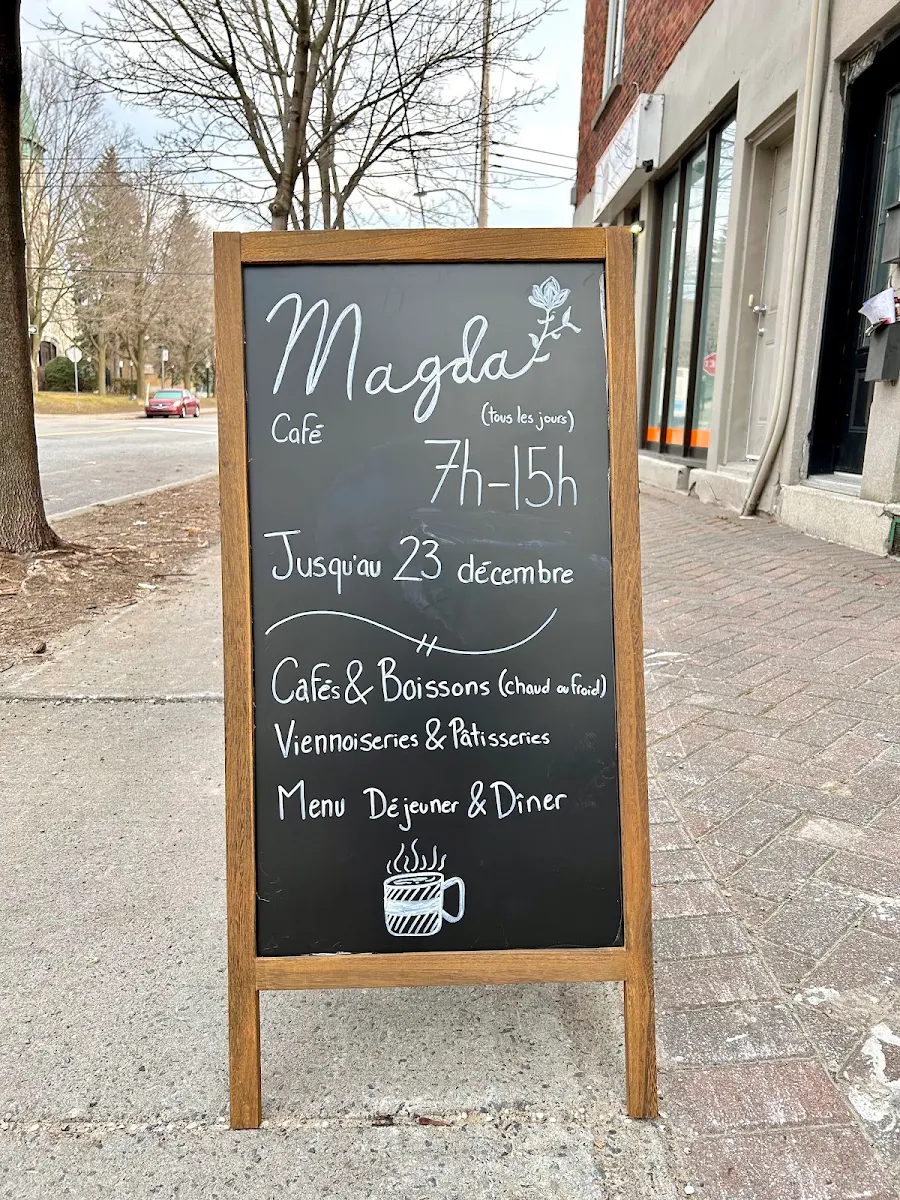 Menu, Le Café Magda