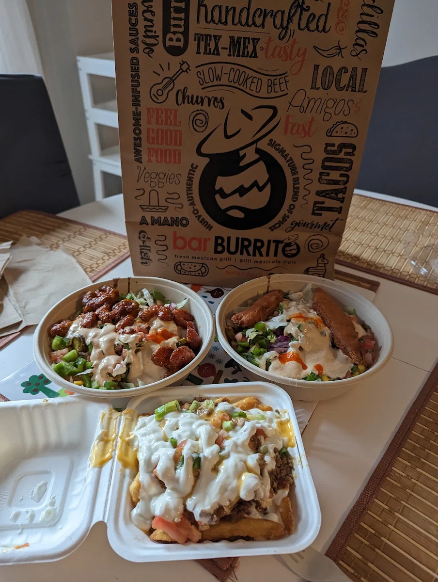 Menu, barBURRITO