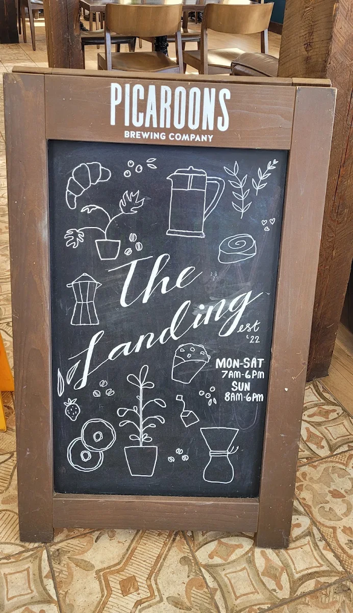 Menu, The Landing Fredericton