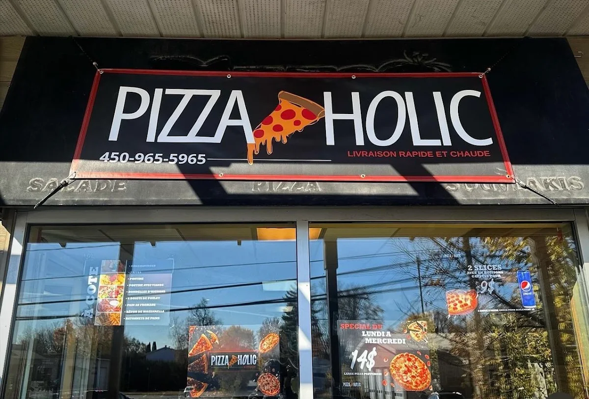 Menu, Pizza Holic
