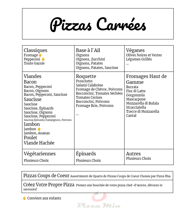 Menu photo 1