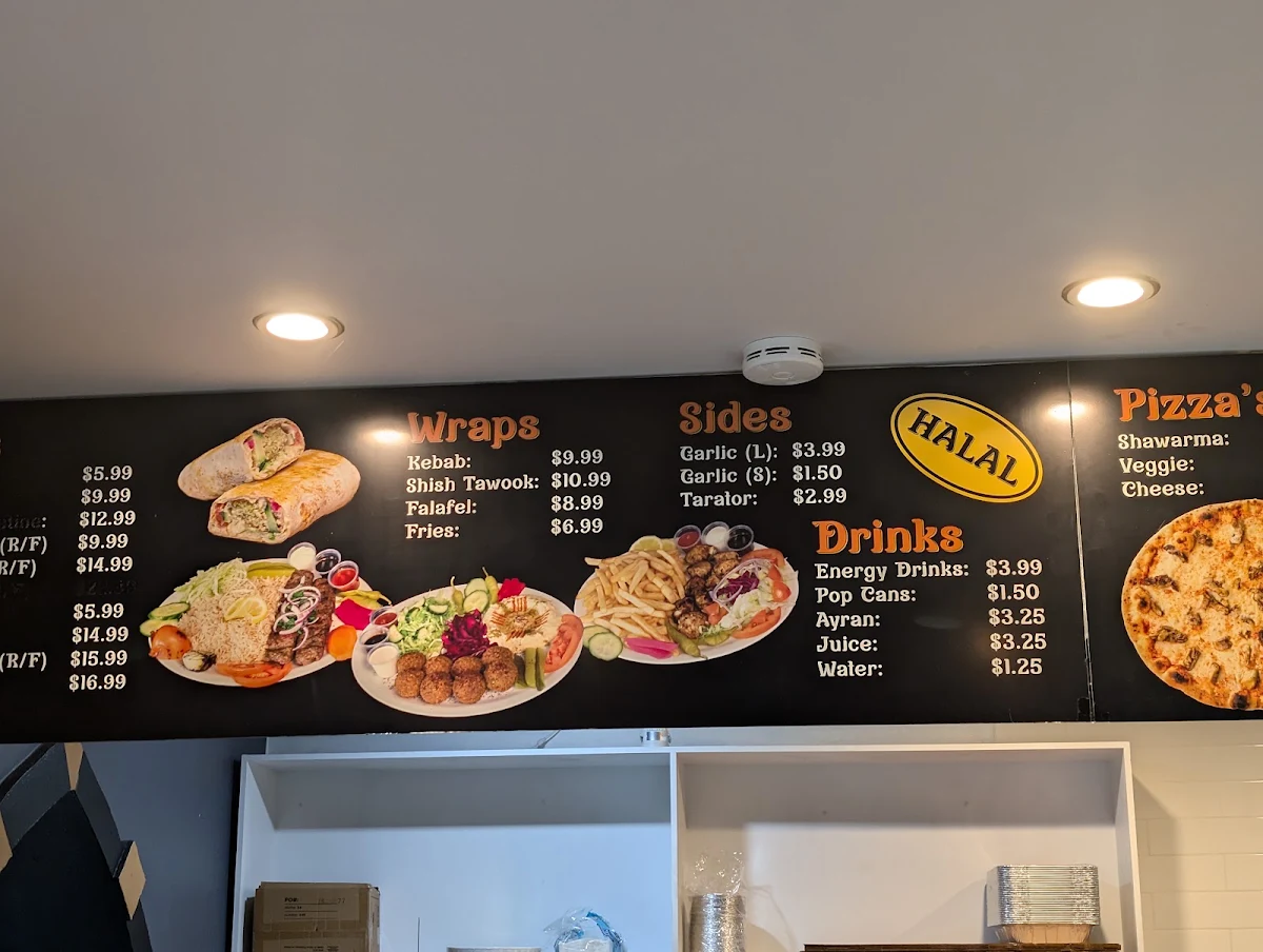 Menu, Reif Bakery