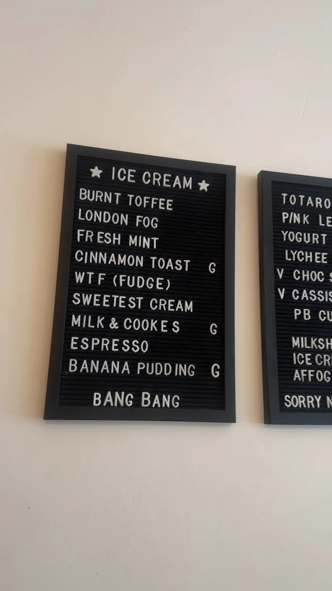 Menu, Bakerbots Baking