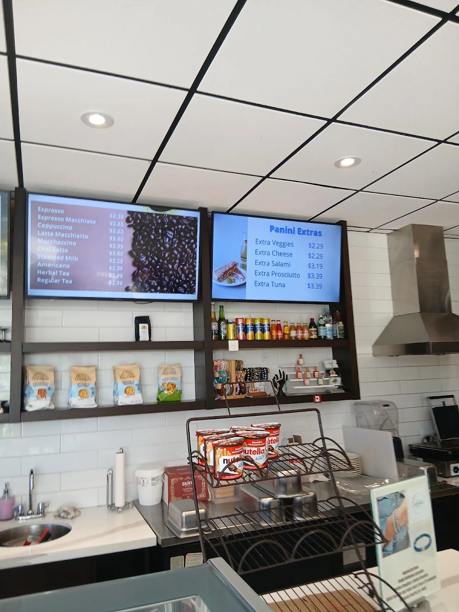 Menu, Italian Ice Cream