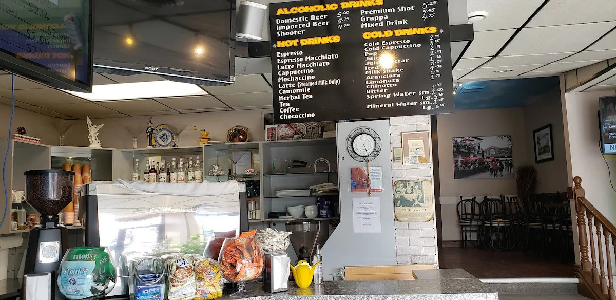 Menu, Italian Ice Cream