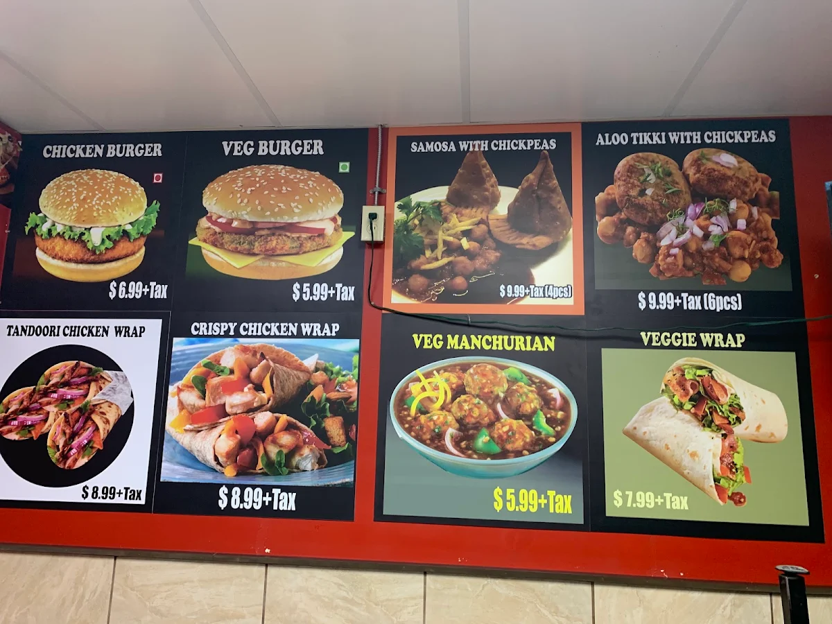Menu, Pizza King