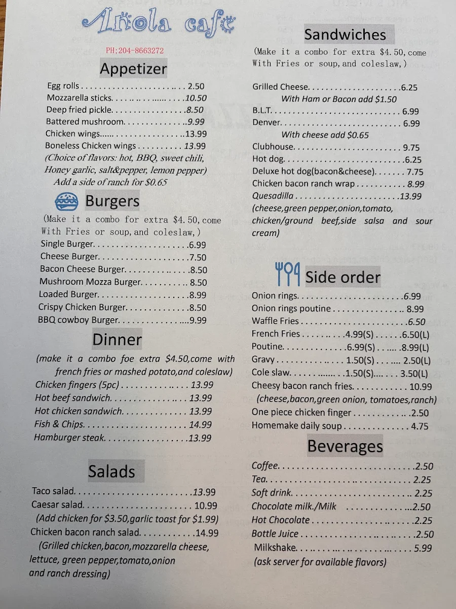 Menu photo 1