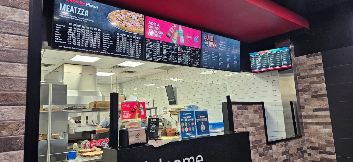 Menu, Domino's Pizza