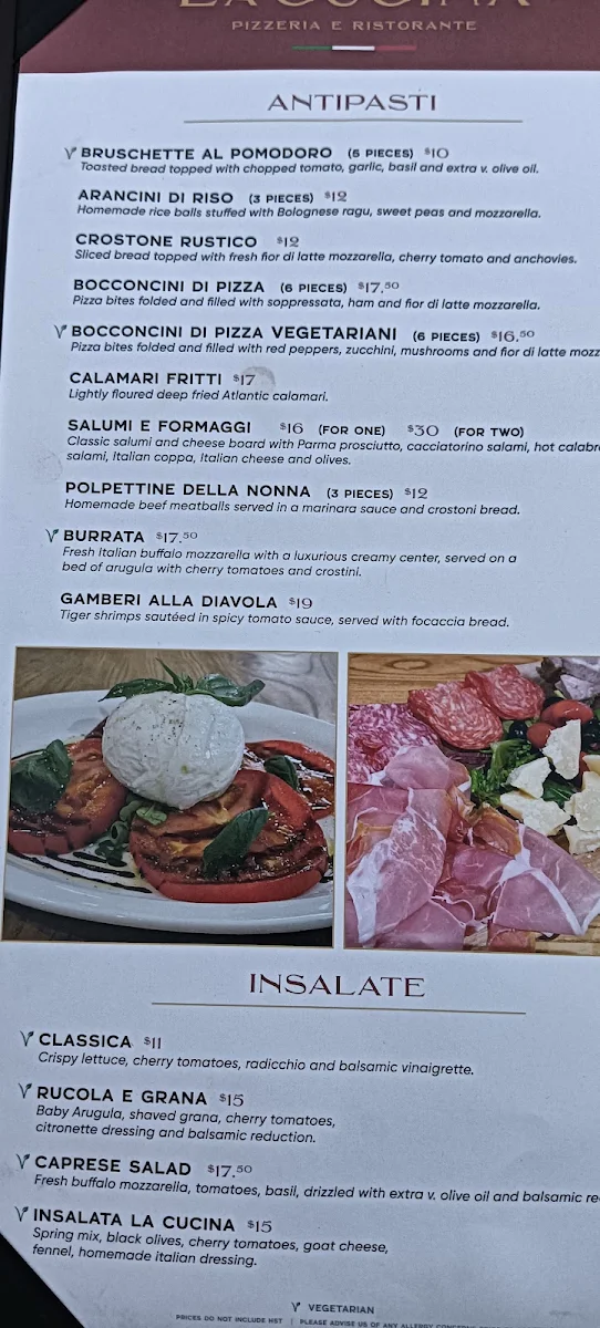 Menu, Red Papaya Thai and Grill