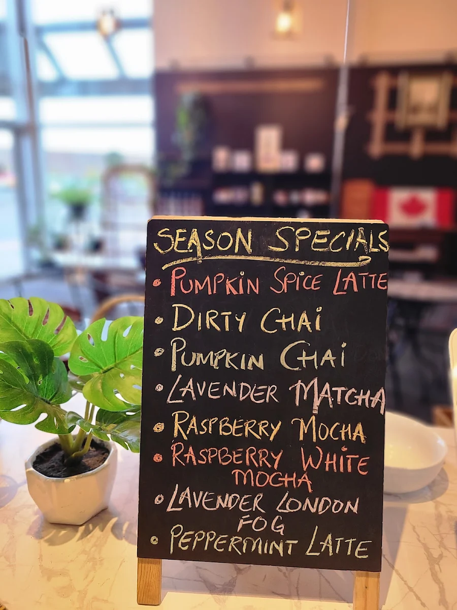Menu, Kingston Coffee House