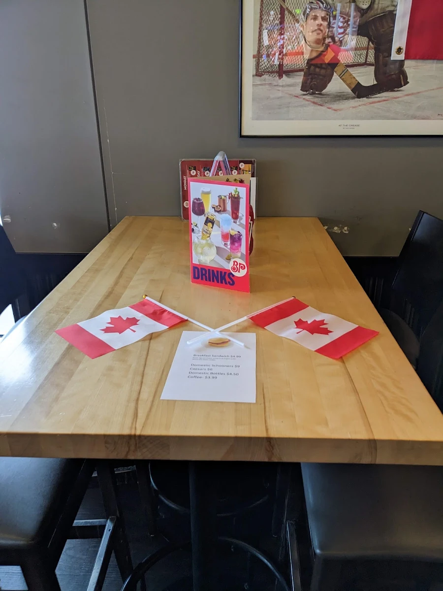Menu, Boston Pizza