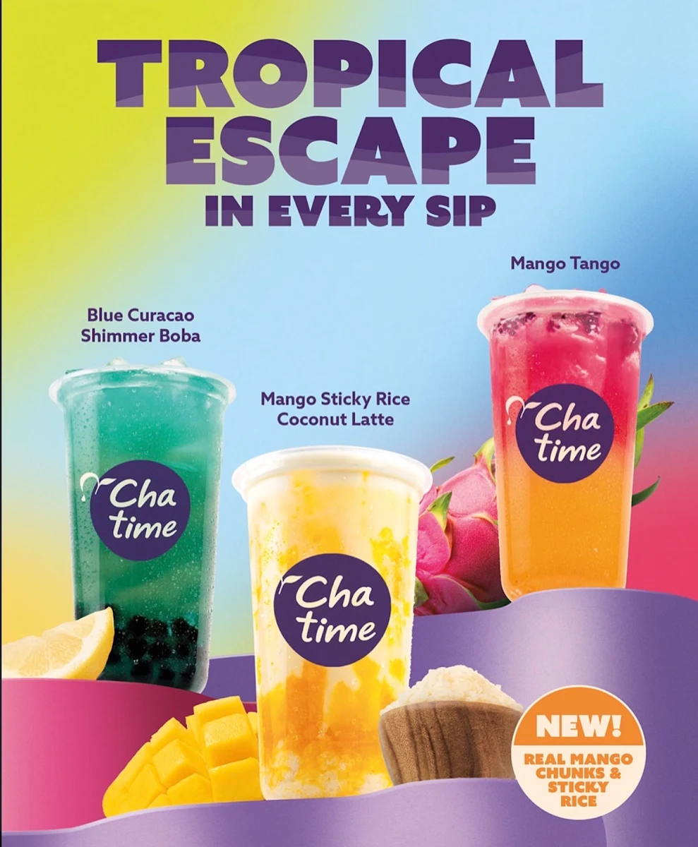 Menu, Chatime Bubble Tea