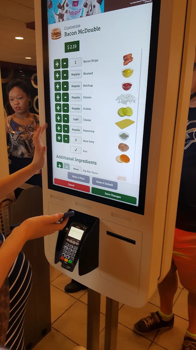 Menu, McDonald's