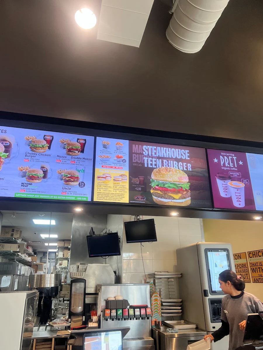 Menu, A&W