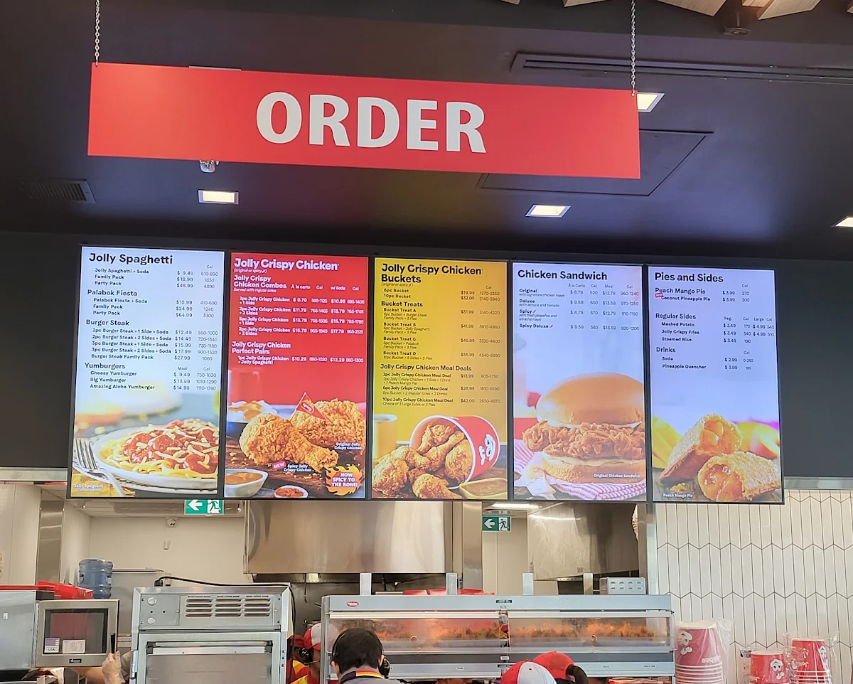 Menu, Jollibee