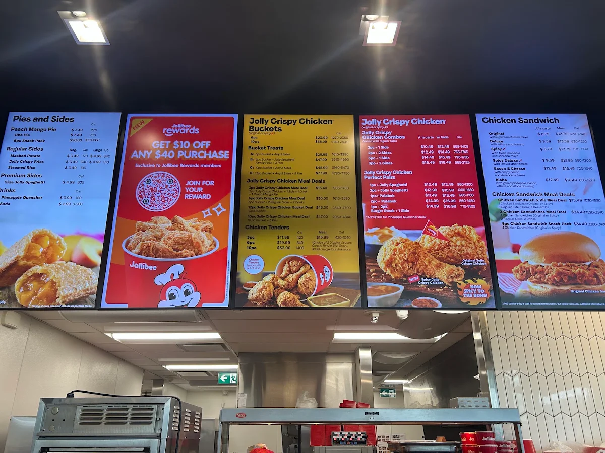 Menu, Jollibee