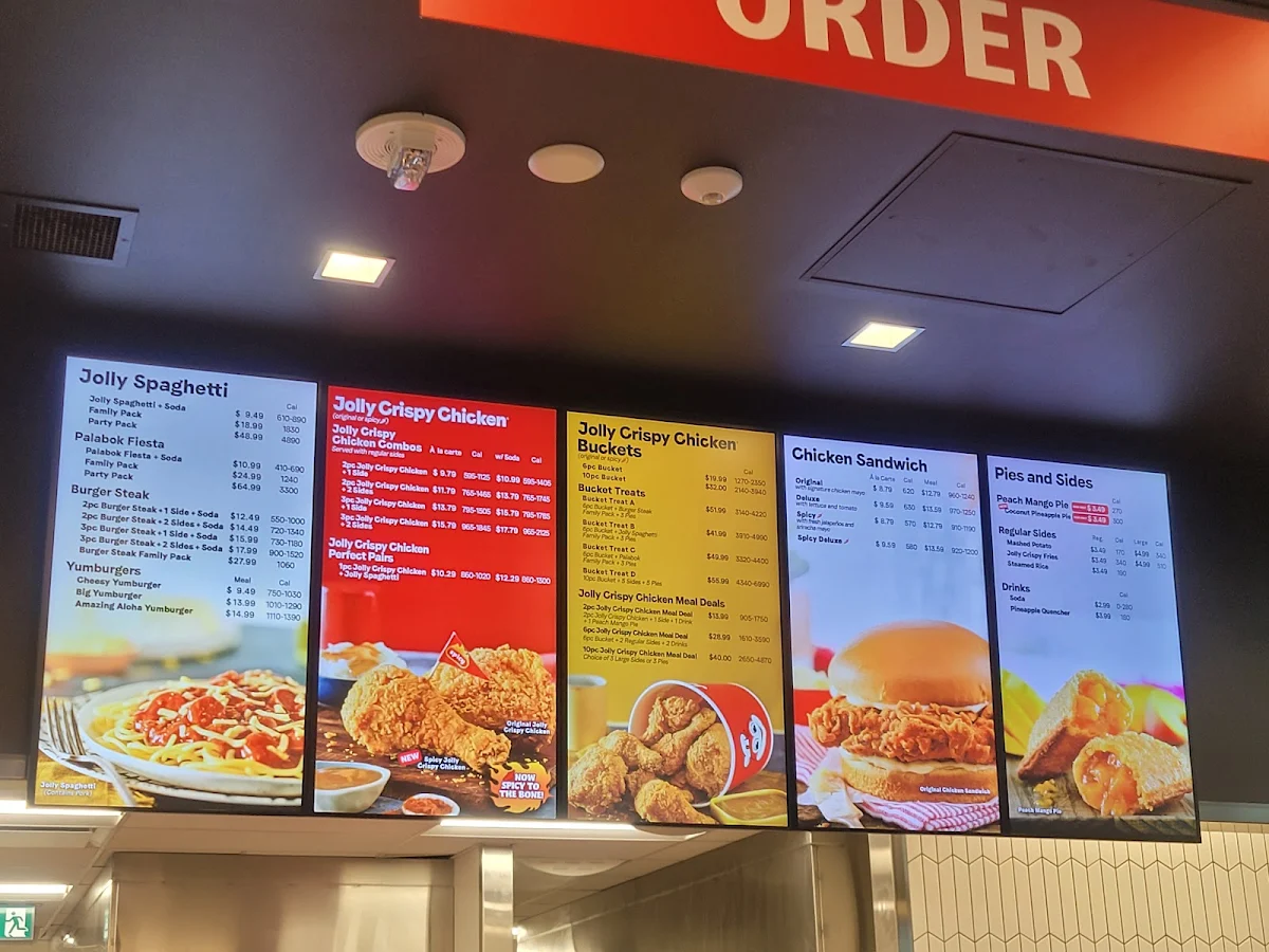 Menu, Jollibee