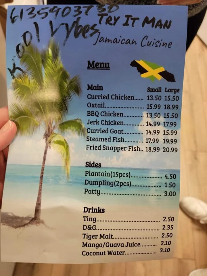 Menu, Try It Man