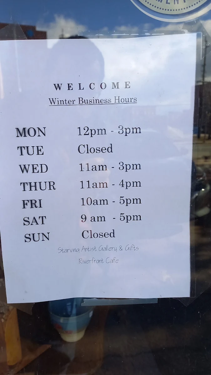 Menu, Creative Works Moncton