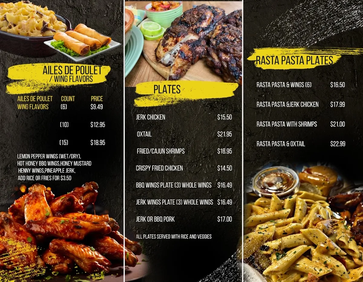 Menu, Ella Foods