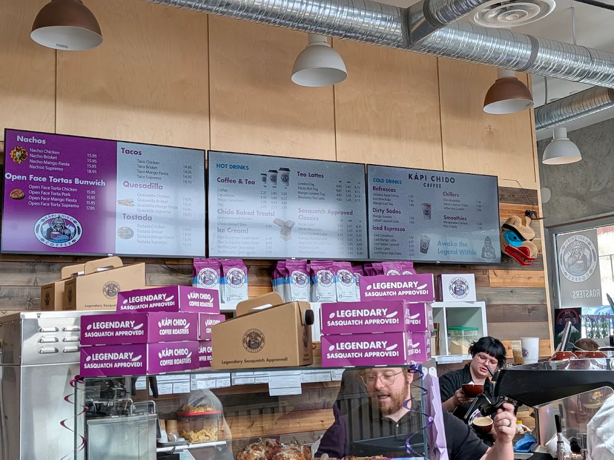 Menu, Kapi Chido Coffee Roasters