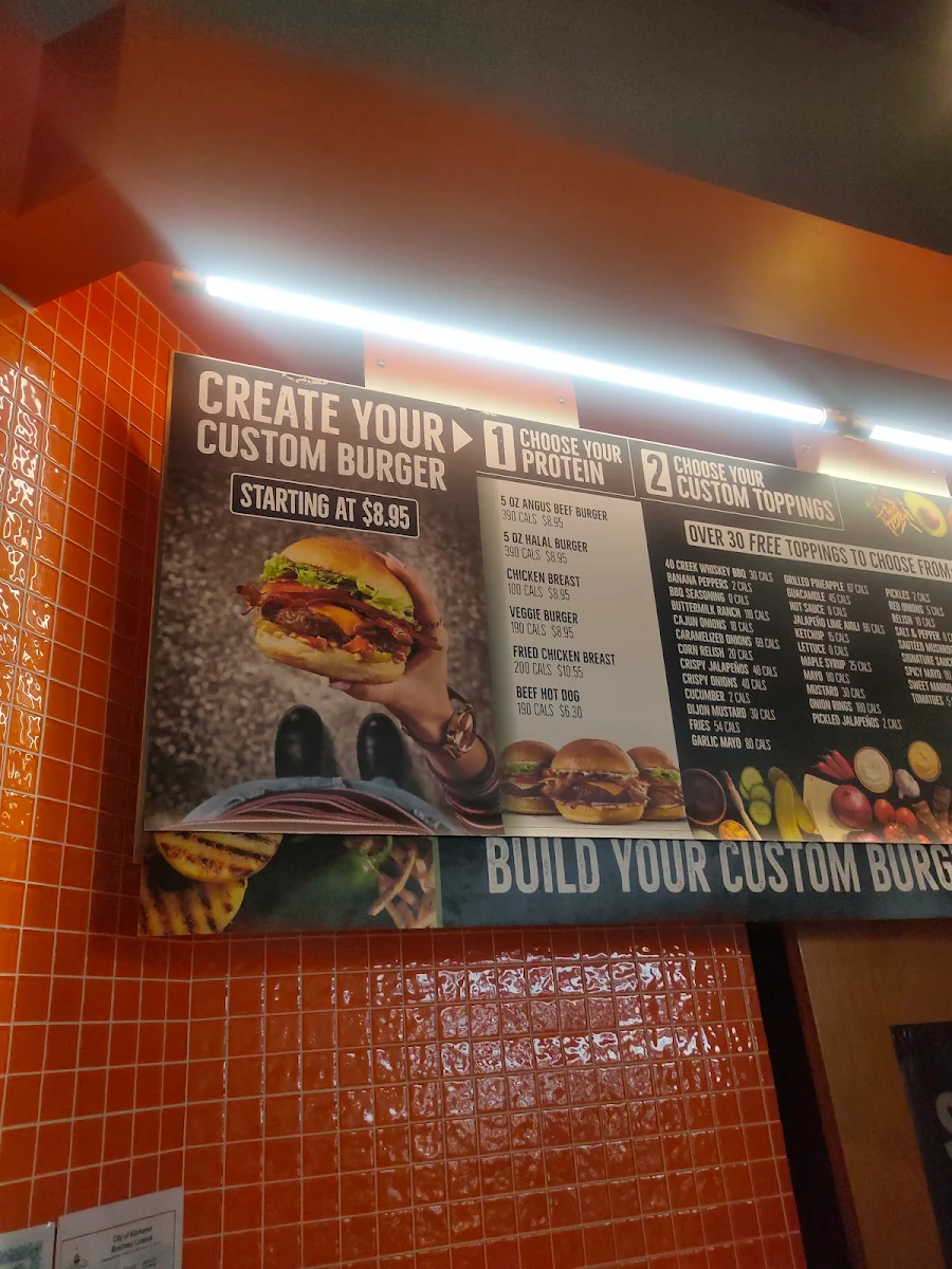 Menu, South St. Burger