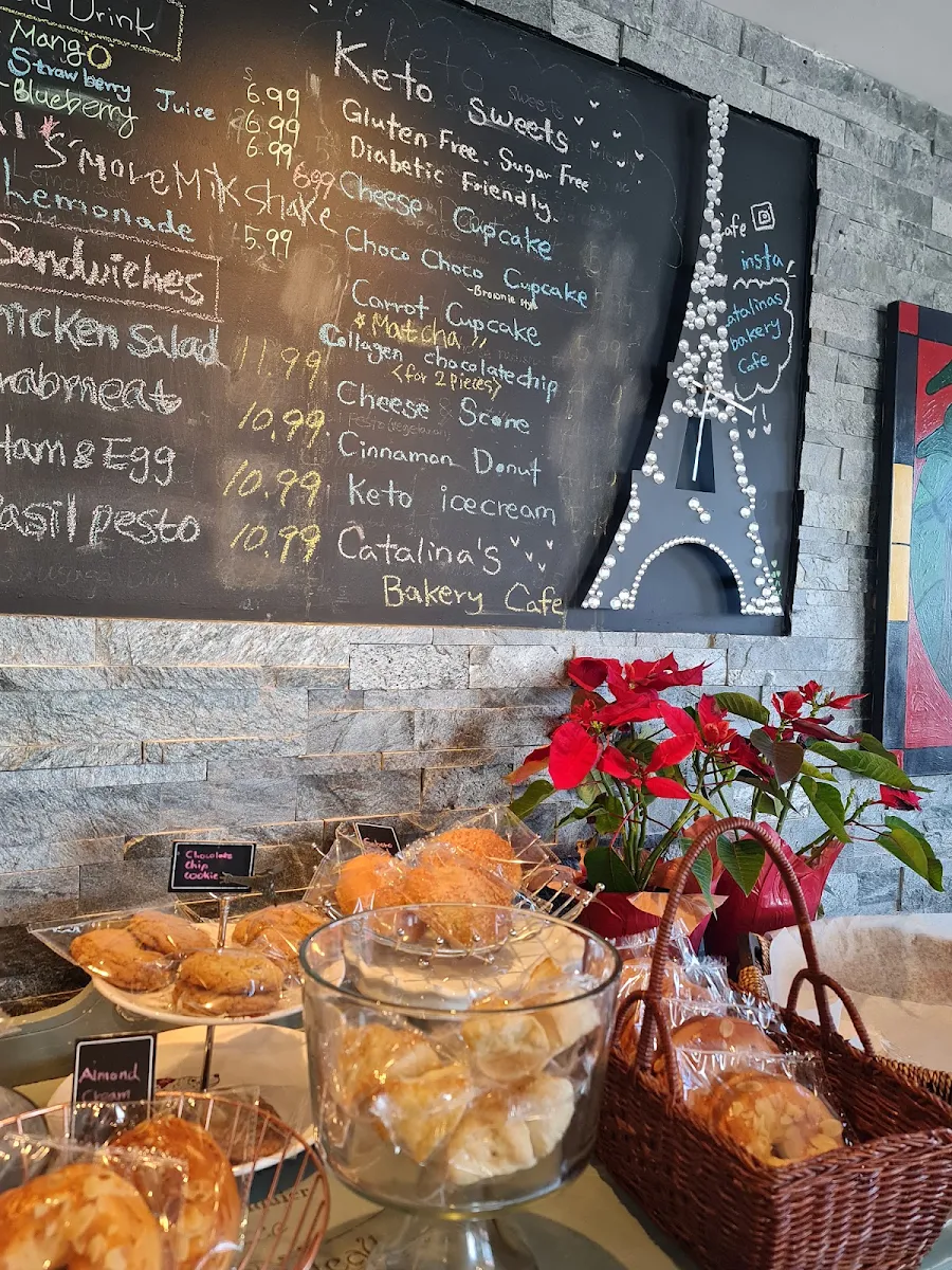 Menu, Catalina's Bakery & Cafe