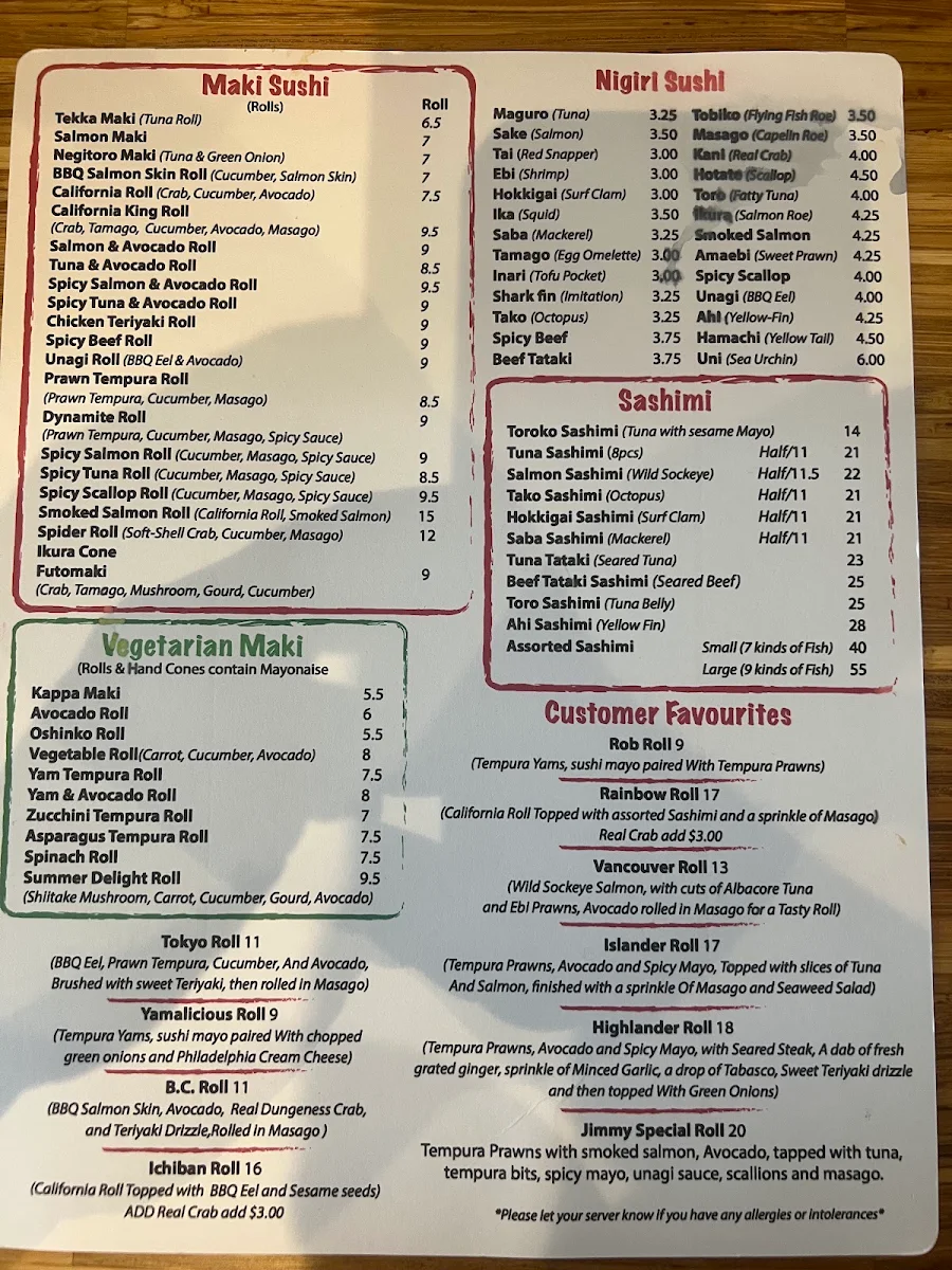 Menu photo 1