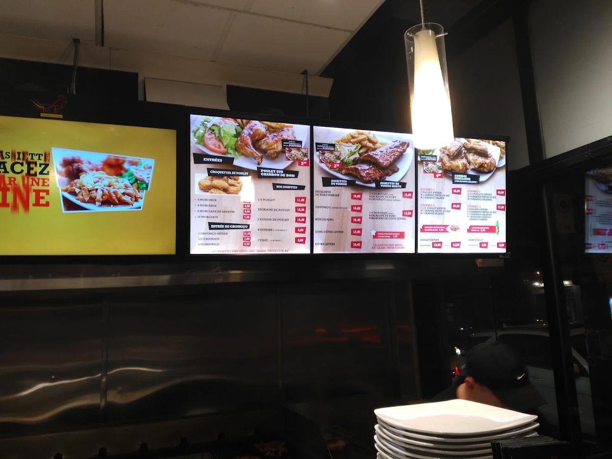 Menu, Rôtisserie Piri Piri (Plateau)