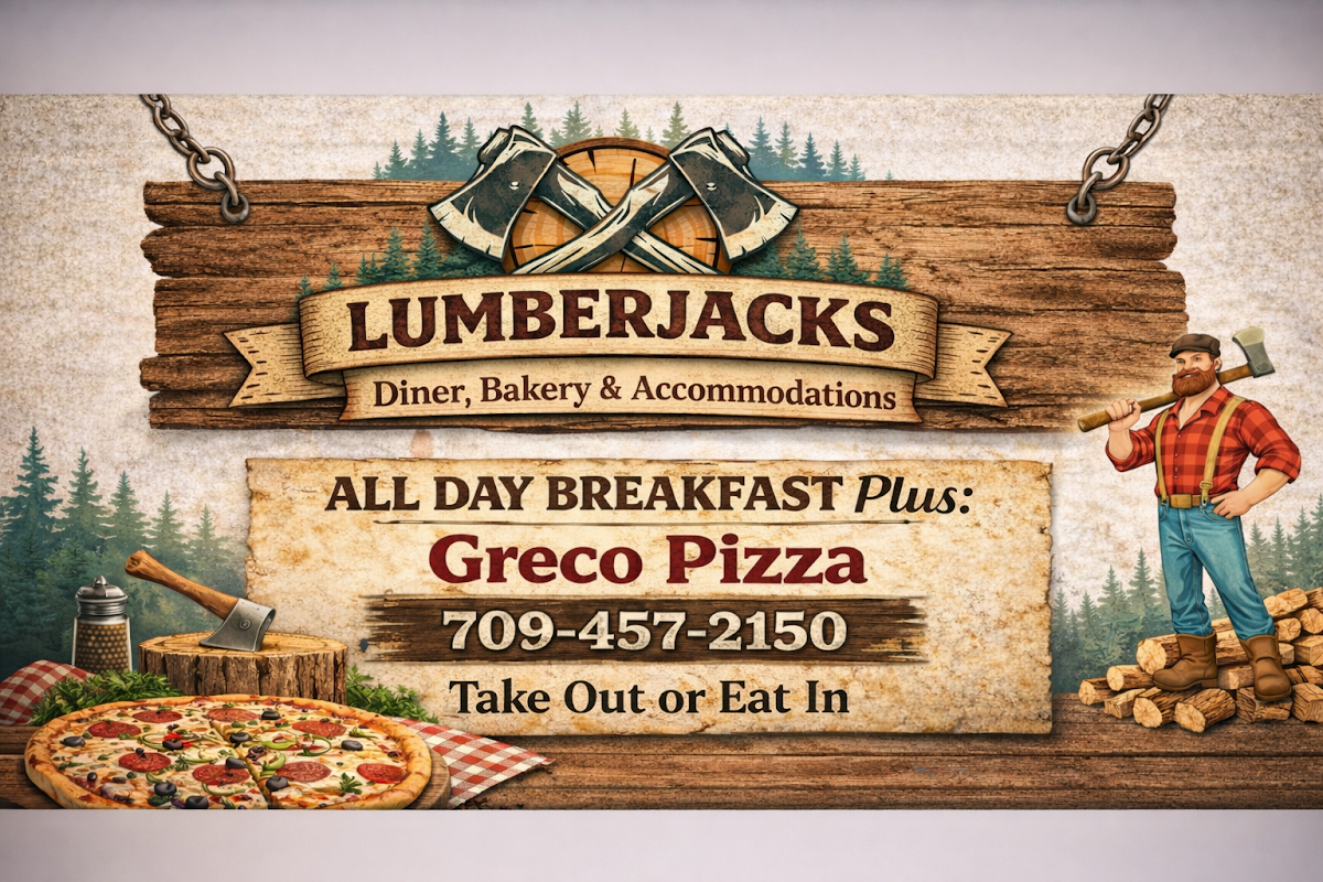 Menu, Lumberjacks Diner