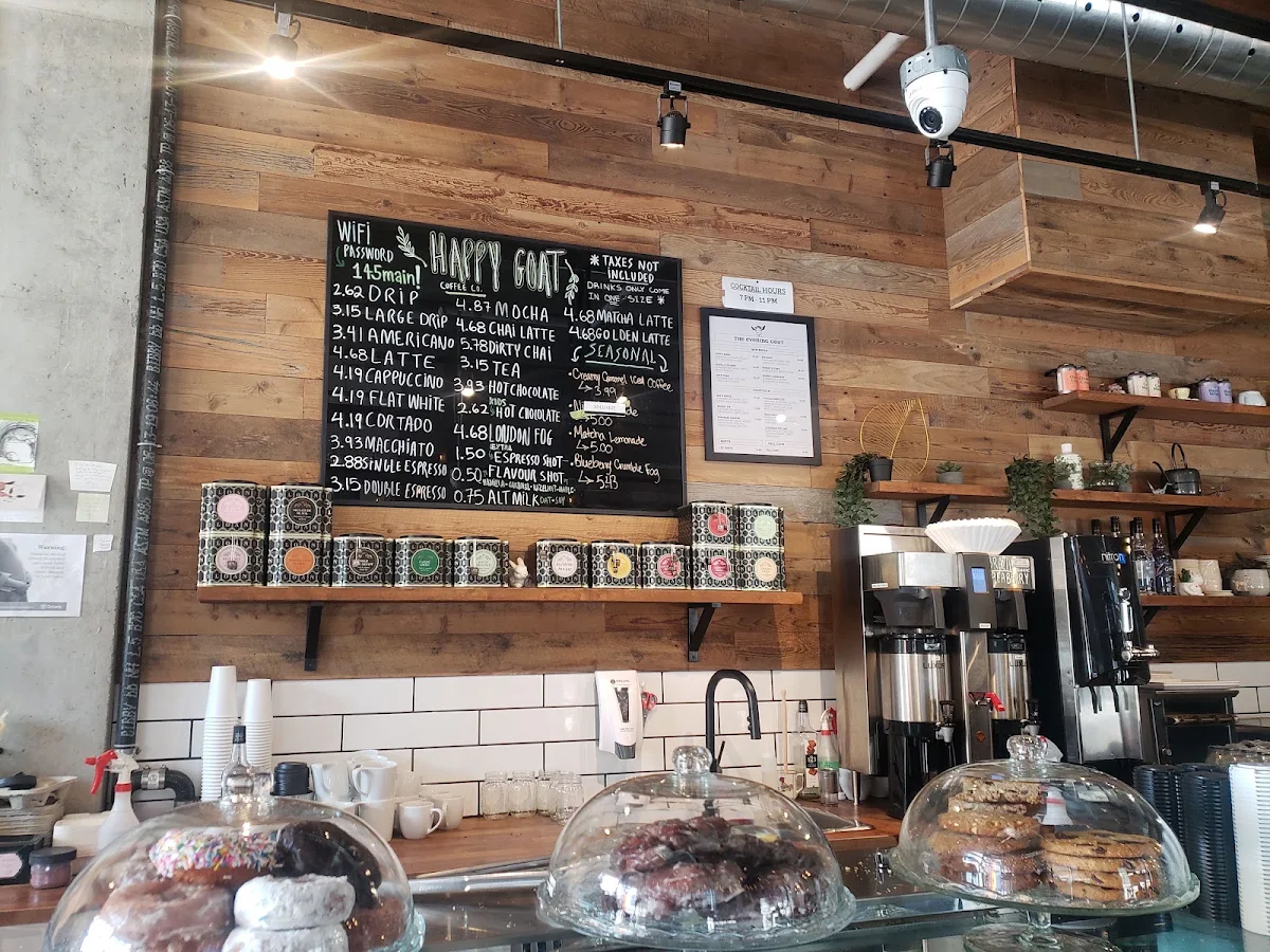 Menu, Happy Goat Coffee Co. (Main Street)