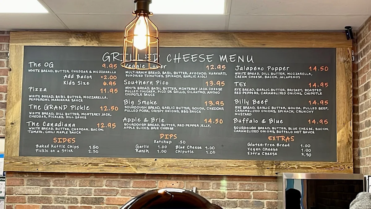 Menu, Cheezed