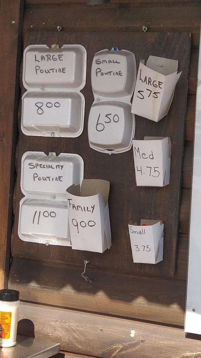 Menu, Brian's Spuds With Taste