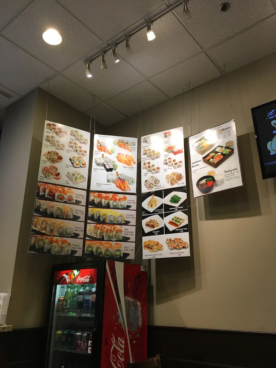 Menu, Togo Sushi