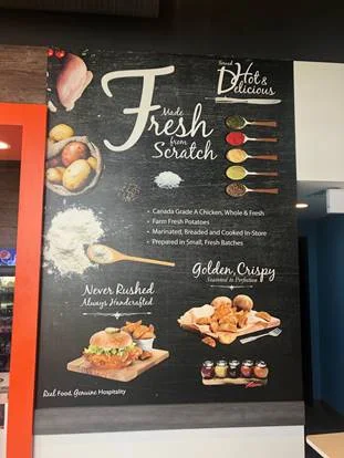 Menu, Mary Brown's Chicken