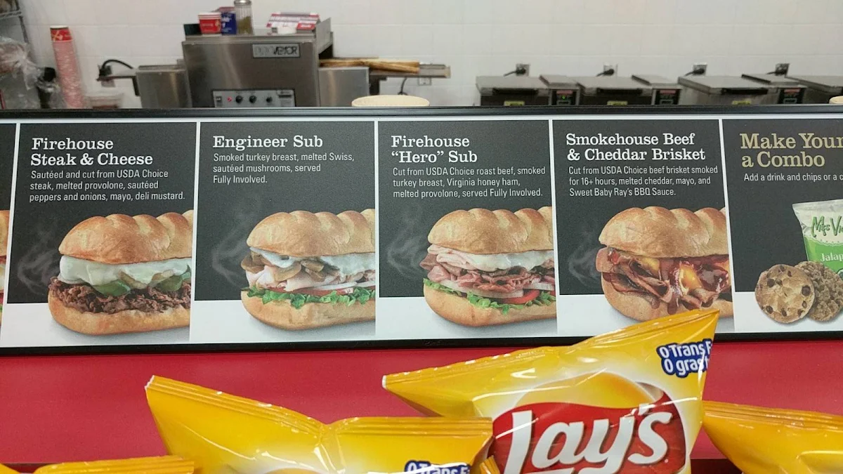 Menu, Firehouse Subs Lansdowne Peterborough