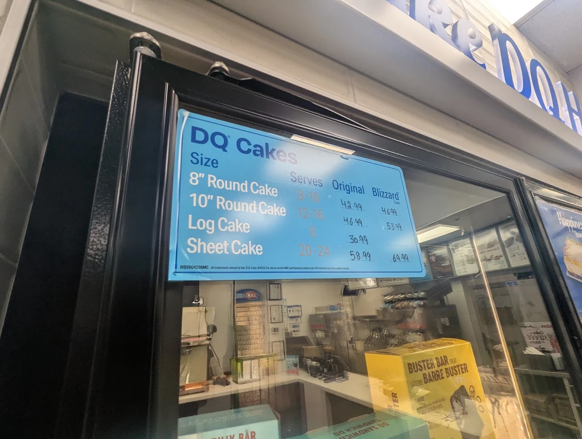 Menu, Dairy Queen Grill & Chill