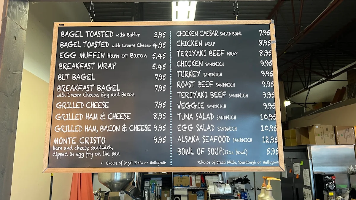 Menu, The Bean Factory Roasting Coffee Shop