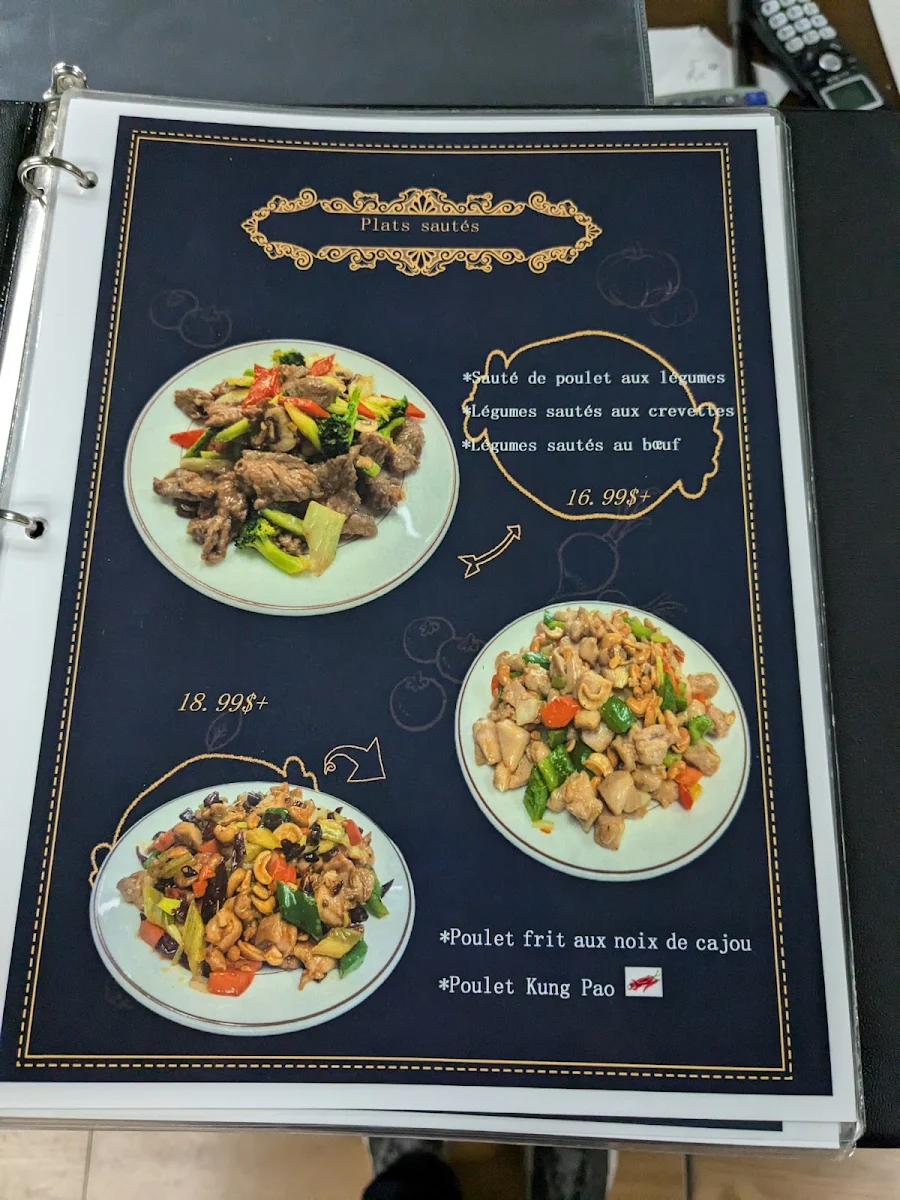 Menu, O'nouilles