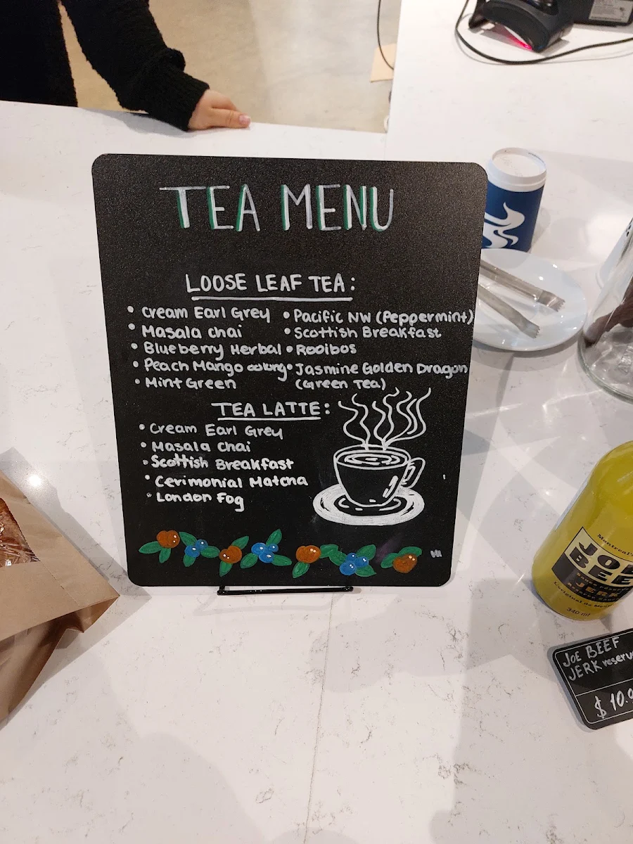 Menu, Hargrave St. Market