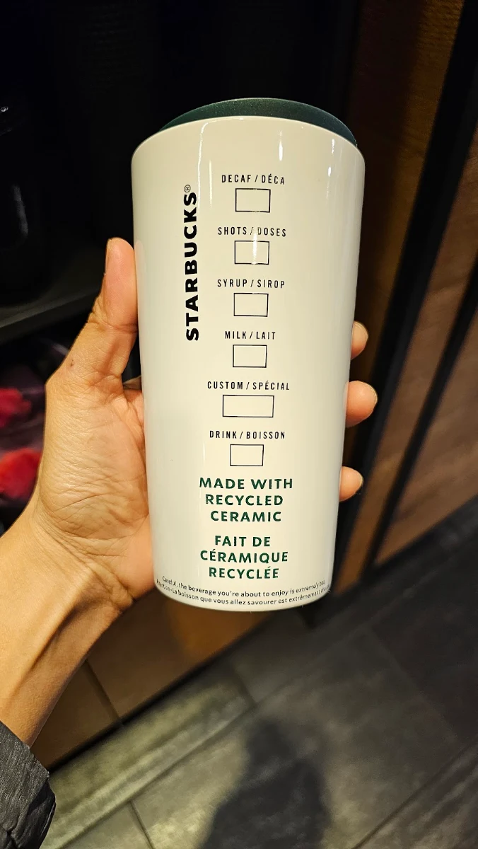 Menu, Starbucks Coffee Company