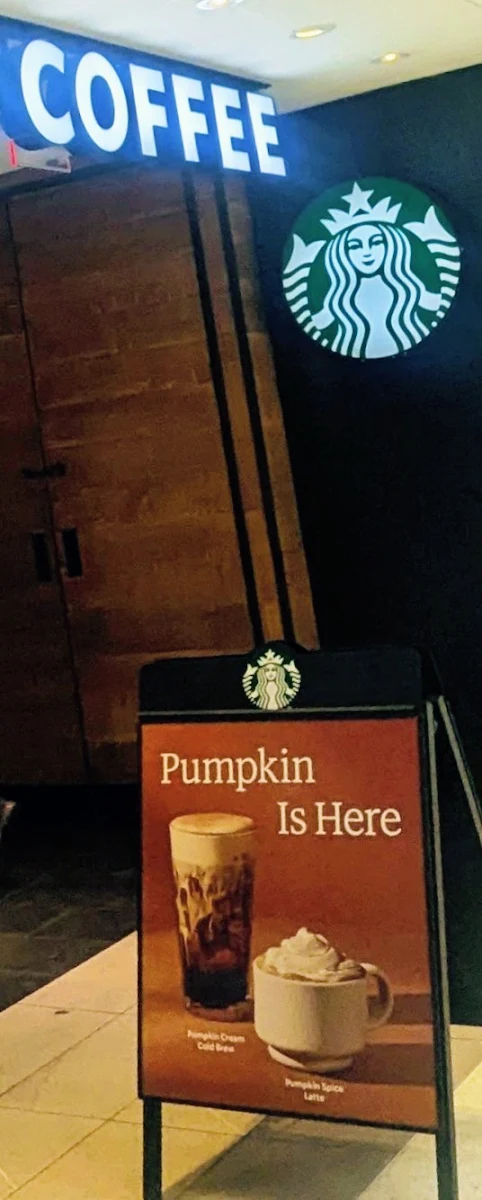 Menu, Starbucks Coffee Company